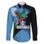 Guatemala Independence Day Family Matching Off The Shoulder Long Sleeve Dress and Hawaiian Shirt 502 Mi Tierra Resplendent Quetzal - Wonder Print Shop