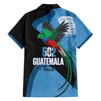 Guatemala Independence Day Family Matching Off Shoulder Maxi Dress and Hawaiian Shirt 502 Mi Tierra Resplendent Quetzal - Wonder Print Shop