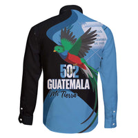 Guatemala Independence Day Family Matching Off Shoulder Short Dress and Hawaiian Shirt 502 Mi Tierra Resplendent Quetzal - Wonder Print Shop