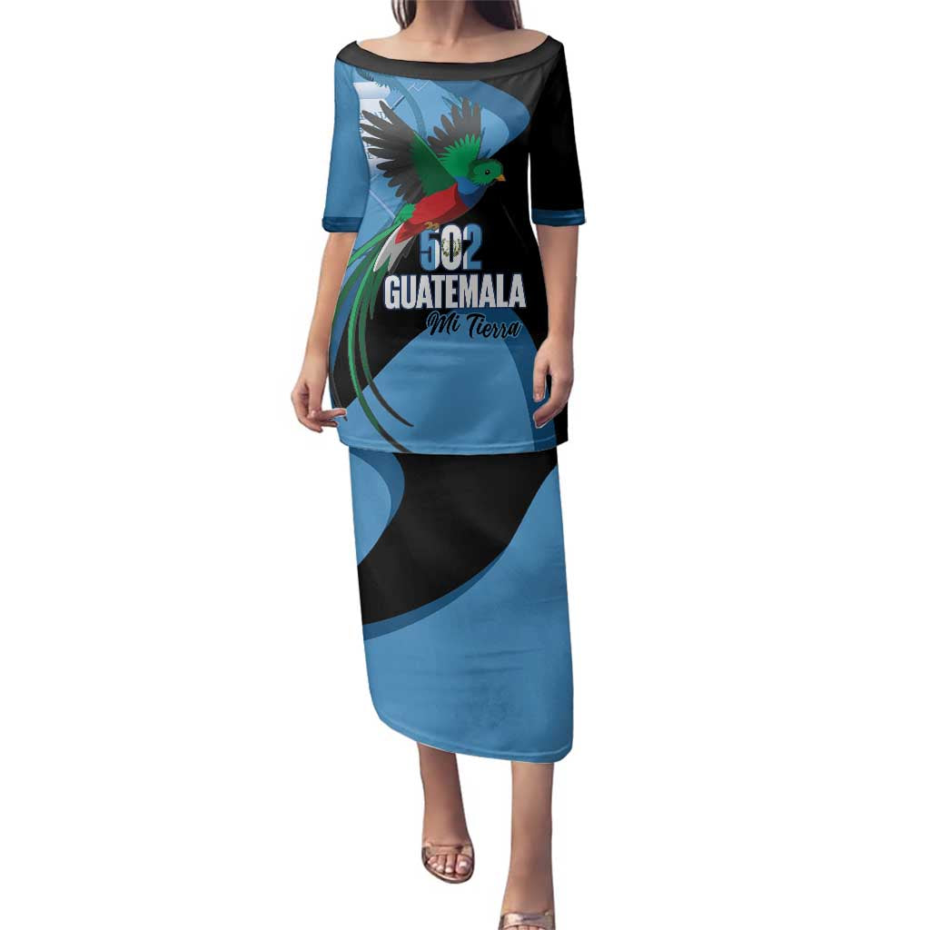 Guatemala Independence Day Family Matching Puletasi and Hawaiian Shirt 502 Mi Tierra Resplendent Quetzal - Wonder Print Shop