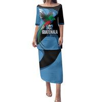 Guatemala Independence Day Family Matching Puletasi and Hawaiian Shirt 502 Mi Tierra Resplendent Quetzal - Wonder Print Shop