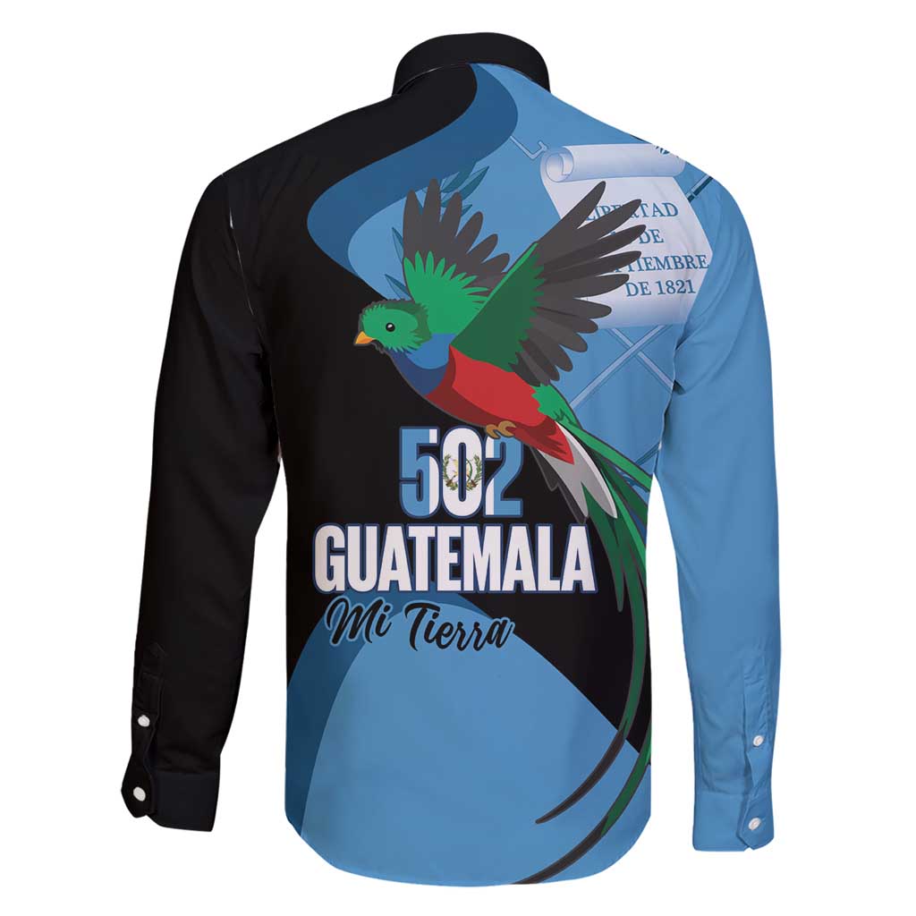 Guatemala Independence Day Family Matching Short Sleeve Bodycon Dress and Hawaiian Shirt 502 Mi Tierra Resplendent Quetzal - Wonder Print Shop