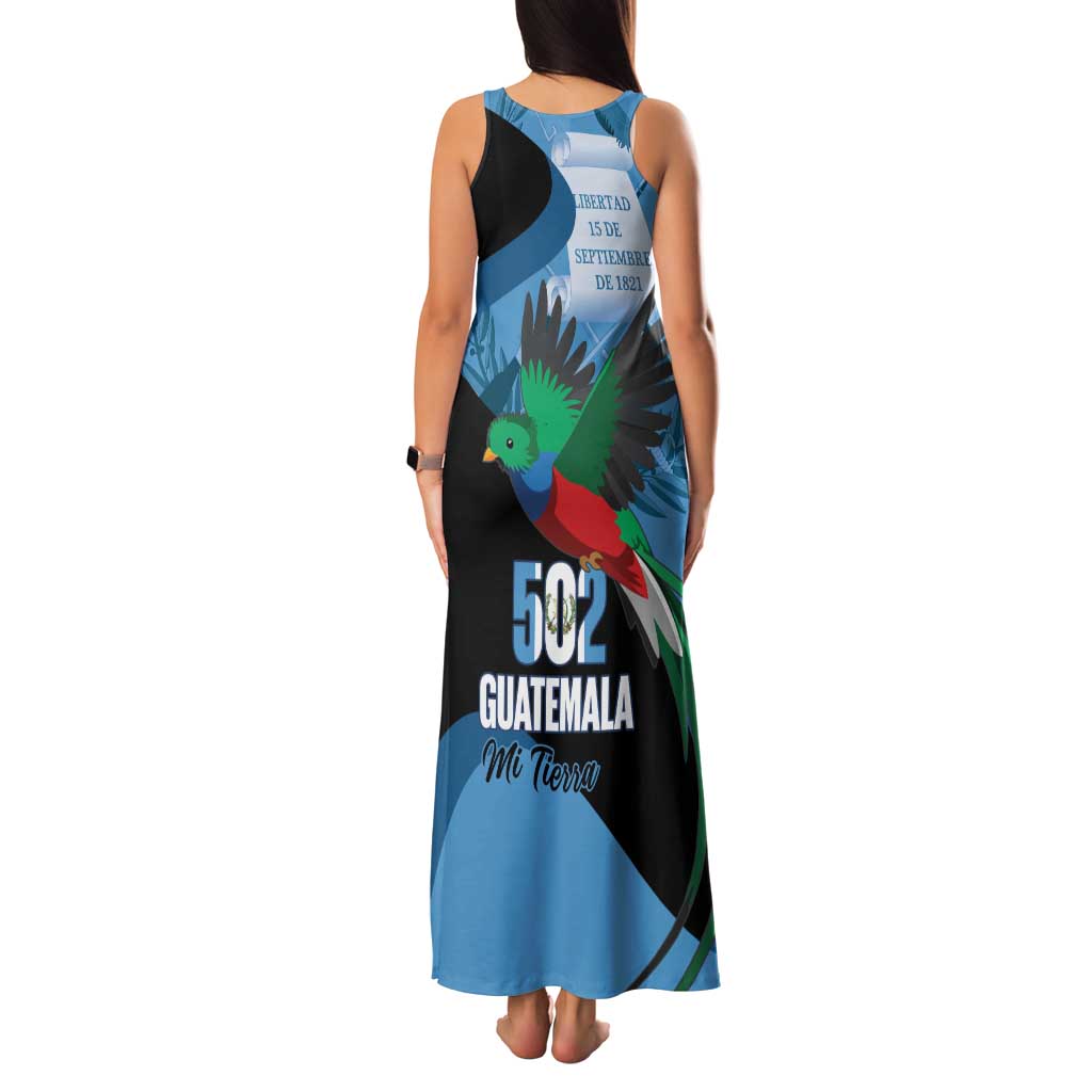 Guatemala Independence Day Family Matching Tank Maxi Dress and Hawaiian Shirt 502 Mi Tierra Resplendent Quetzal - Wonder Print Shop