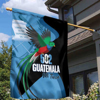 Guatemala Independence Day Garden Flag 502 Mi Tierra Resplendent Quetzal - Wonder Print Shop