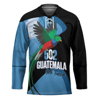 Guatemala Independence Day Hockey Jersey 502 Mi Tierra Resplendent Quetzal - Wonder Print Shop