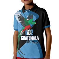 Guatemala Independence Day Kid Polo Shirt 502 Mi Tierra Resplendent Quetzal - Wonder Print Shop
