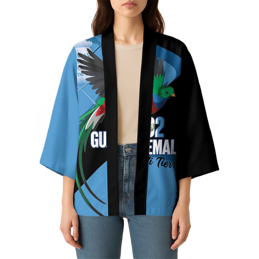 Guatemala Independence Day Kimono 502 Mi Tierra Resplendent Quetzal - Wonder Print Shop
