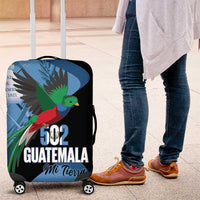Guatemala Independence Day Luggage Cover 502 Mi Tierra Resplendent Quetzal - Wonder Print Shop
