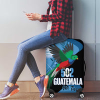 Guatemala Independence Day Luggage Cover 502 Mi Tierra Resplendent Quetzal - Wonder Print Shop