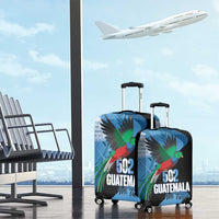 Guatemala Independence Day Luggage Cover 502 Mi Tierra Resplendent Quetzal - Wonder Print Shop