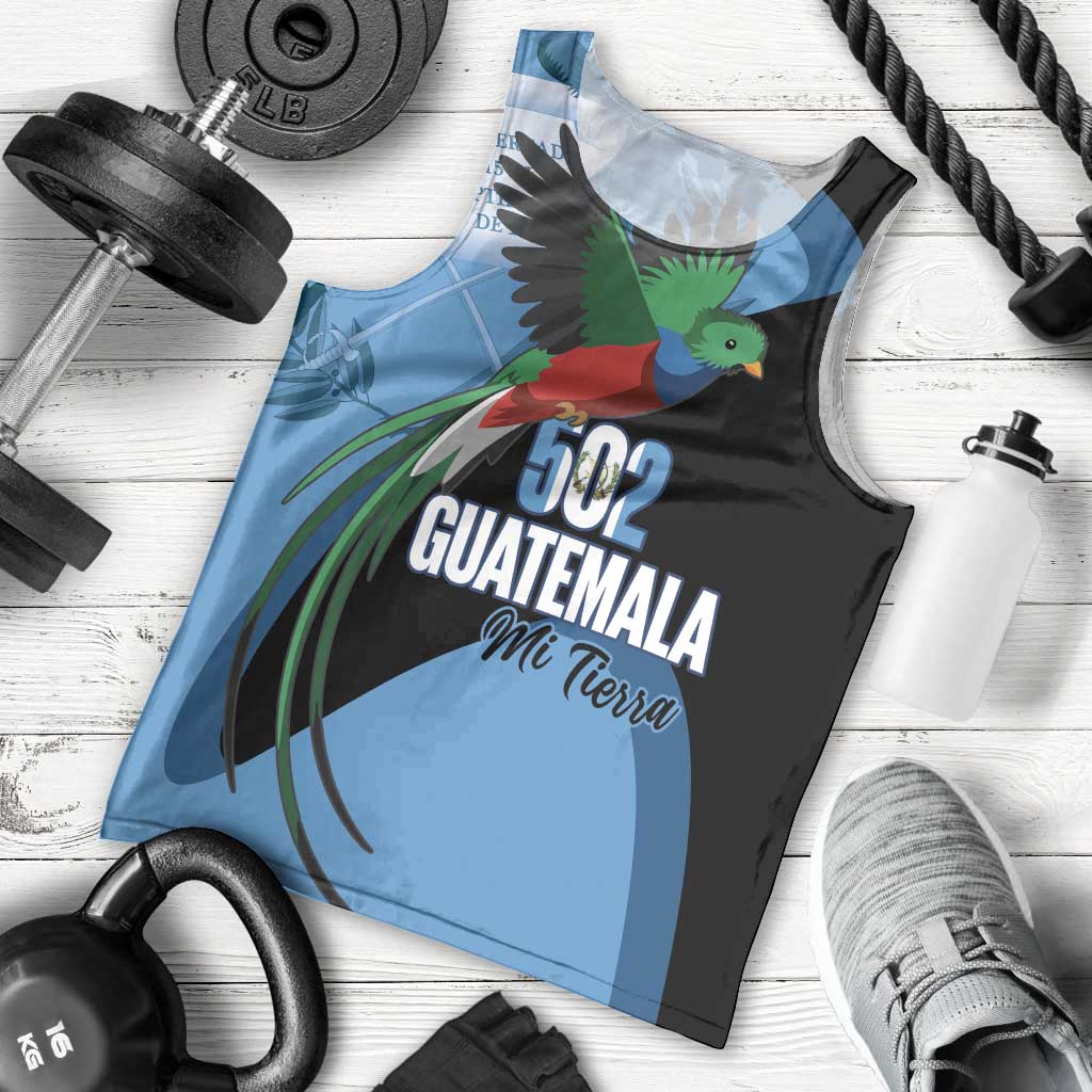 Guatemala Independence Day Men Tank Top 502 Mi Tierra Resplendent Quetzal - Wonder Print Shop