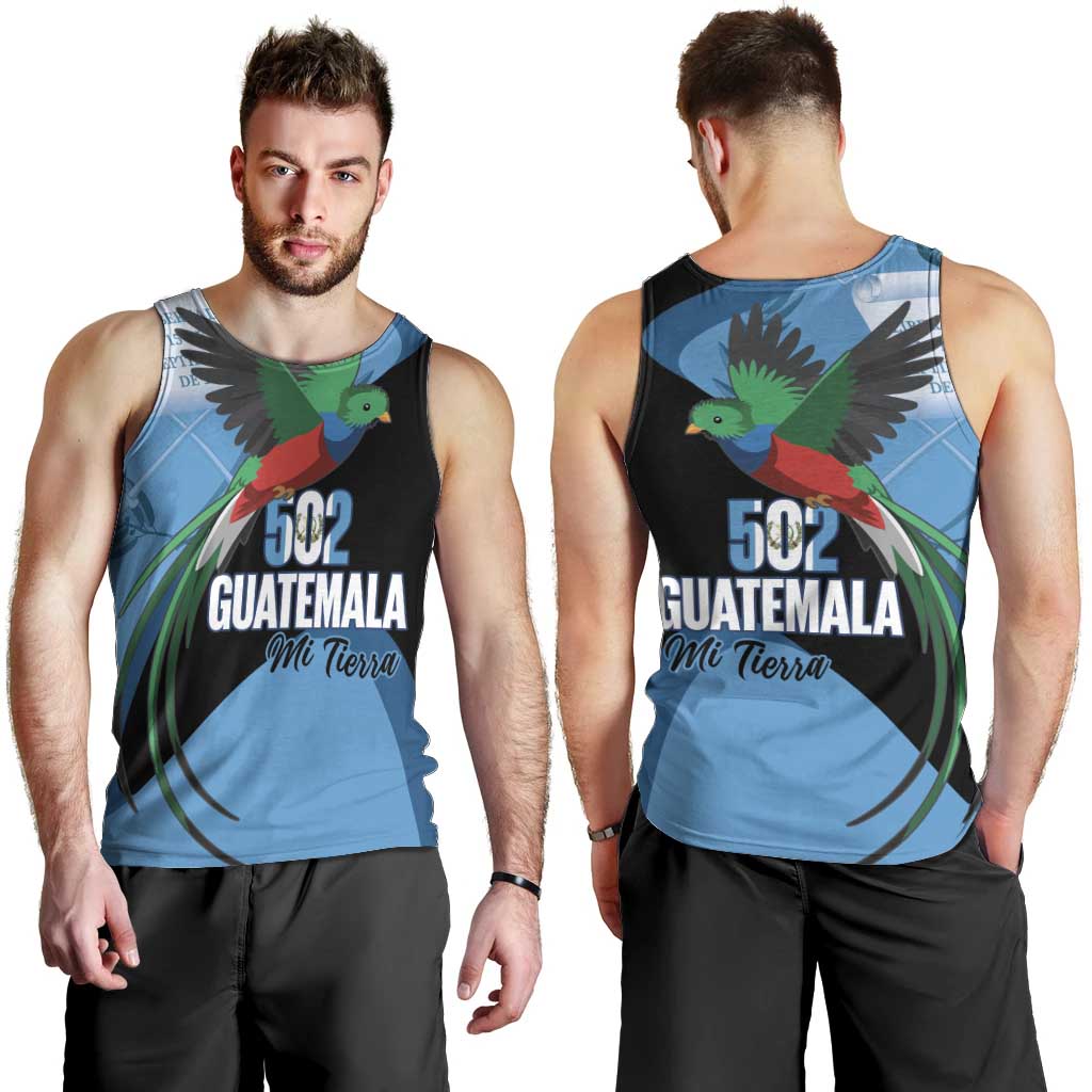 Guatemala Independence Day Men Tank Top 502 Mi Tierra Resplendent Quetzal - Wonder Print Shop