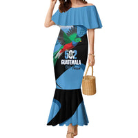 Guatemala Independence Day Mermaid Dress 502 Mi Tierra Resplendent Quetzal - Wonder Print Shop