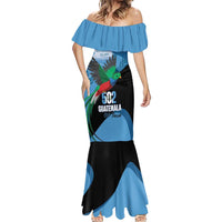 Guatemala Independence Day Mermaid Dress 502 Mi Tierra Resplendent Quetzal - Wonder Print Shop