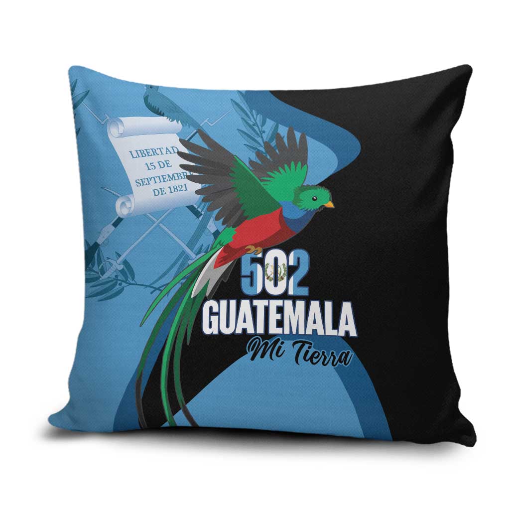 Guatemala Independence Day Pillow Cover 502 Mi Tierra Resplendent Quetzal - Wonder Print Shop