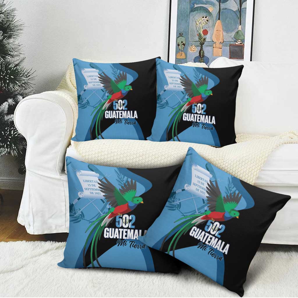 Guatemala Independence Day Pillow Cover 502 Mi Tierra Resplendent Quetzal - Wonder Print Shop