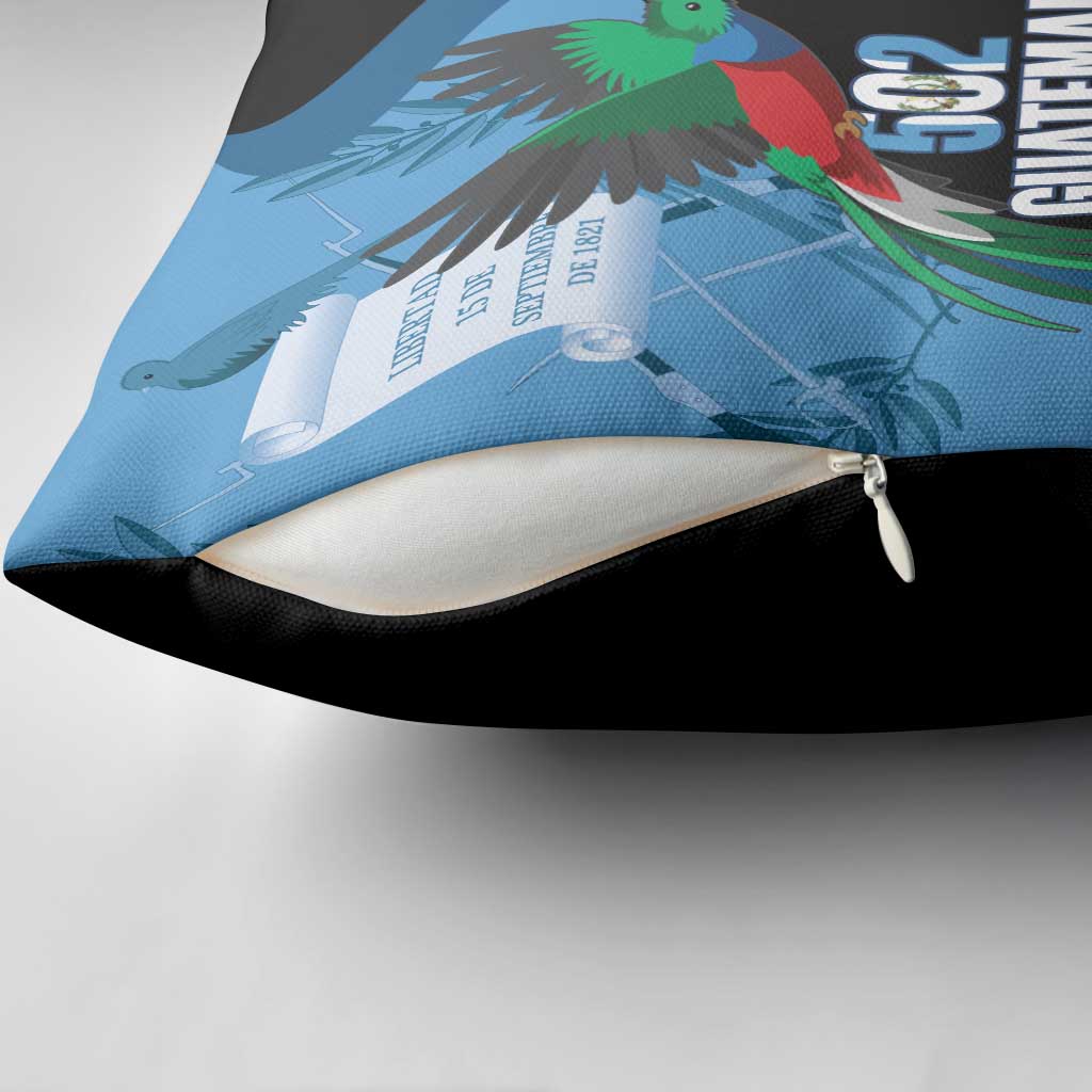 Guatemala Independence Day Pillow Cover 502 Mi Tierra Resplendent Quetzal - Wonder Print Shop
