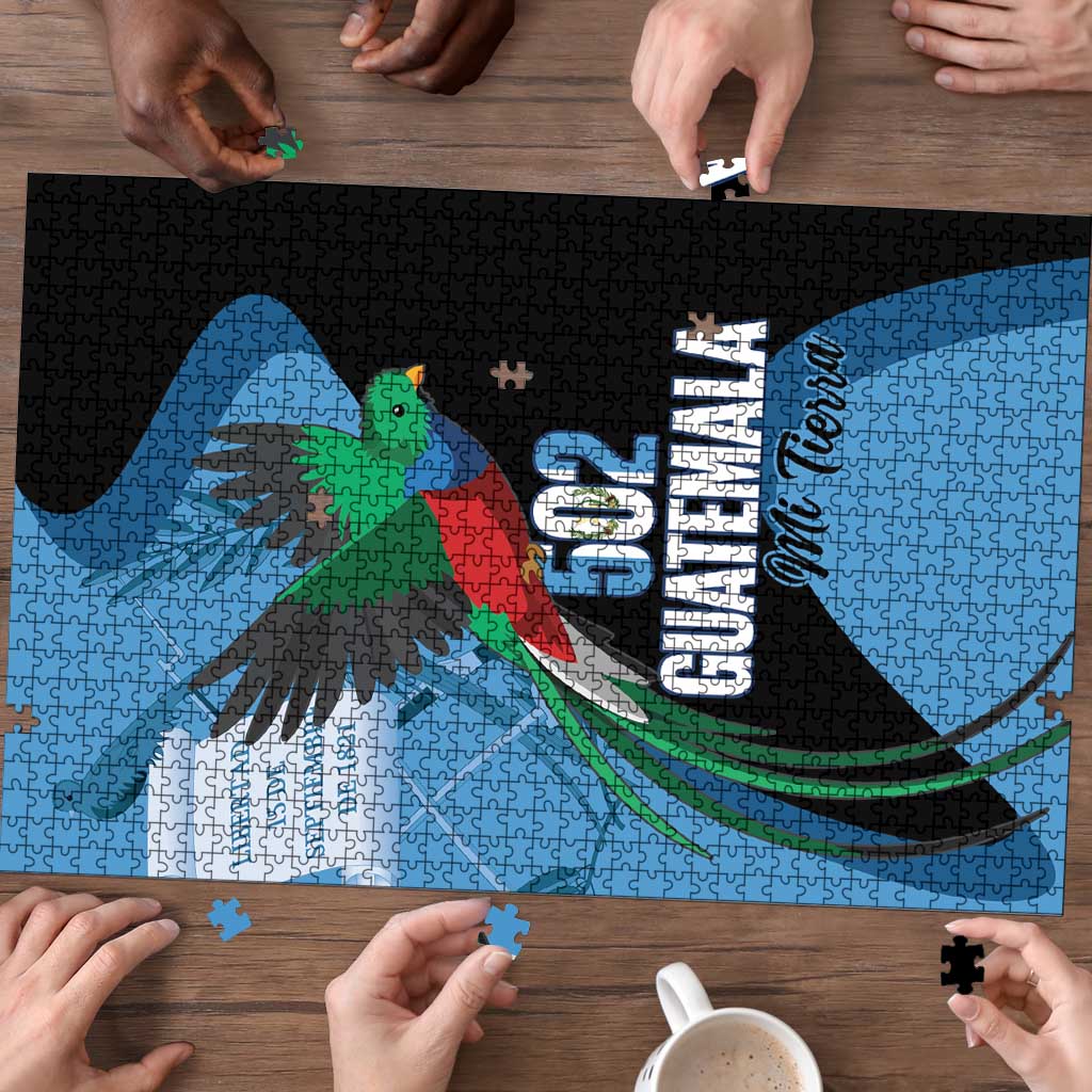 Guatemala Independence Day Puzzle 502 Mi Tierra Resplendent Quetzal - Wonder Print Shop