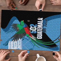 Guatemala Independence Day Puzzle 502 Mi Tierra Resplendent Quetzal - Wonder Print Shop