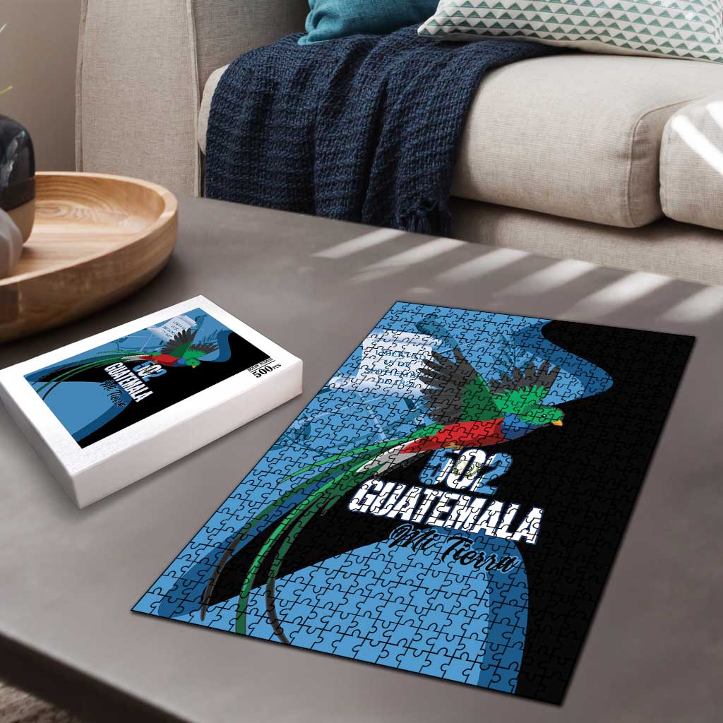 Guatemala Independence Day Puzzle 502 Mi Tierra Resplendent Quetzal - Wonder Print Shop