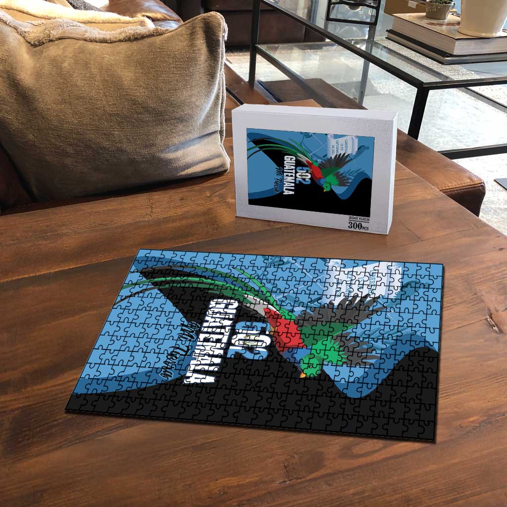 Guatemala Independence Day Puzzle 502 Mi Tierra Resplendent Quetzal - Wonder Print Shop