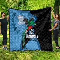 Guatemala Independence Day Quilt 502 Mi Tierra Resplendent Quetzal - Wonder Print Shop