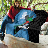 Guatemala Independence Day Quilt 502 Mi Tierra Resplendent Quetzal - Wonder Print Shop