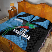 Guatemala Independence Day Quilt Bed Set 502 Mi Tierra Resplendent Quetzal - Wonder Print Shop