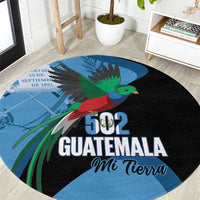 Guatemala Independence Day Round Carpet 502 Mi Tierra Resplendent Quetzal - Wonder Print Shop