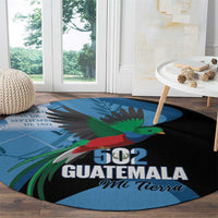 Guatemala Independence Day Round Carpet 502 Mi Tierra Resplendent Quetzal - Wonder Print Shop