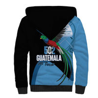 Guatemala Independence Day Sherpa Hoodie 502 Mi Tierra Resplendent Quetzal - Wonder Print Shop