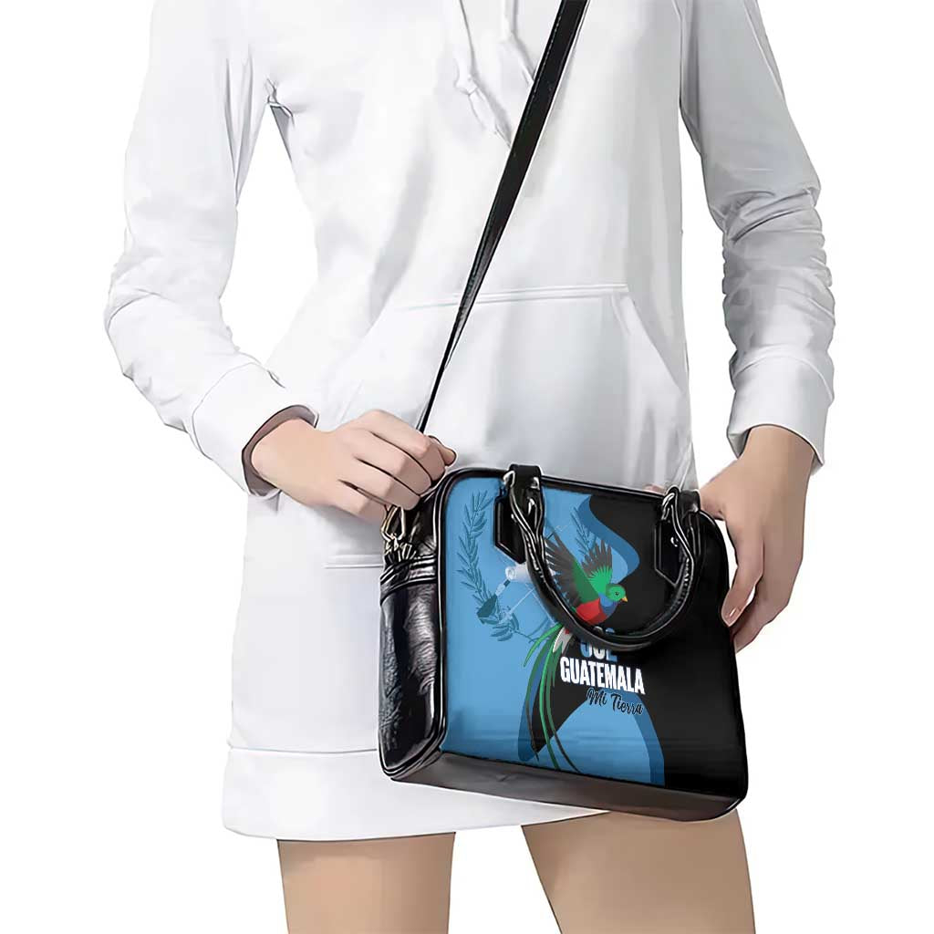 Guatemala Independence Day Shoulder Handbag 502 Mi Tierra Resplendent Quetzal - Wonder Print Shop