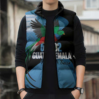 Guatemala Independence Day Sleeveless Puffer Jacket 502 Mi Tierra Resplendent Quetzal - Wonder Print Shop