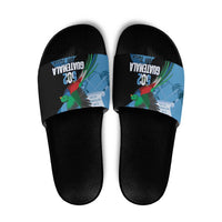 Guatemala Independence Day Slide Sandals 502 Mi Tierra Resplendent Quetzal - Wonder Print Shop
