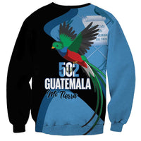 Guatemala Independence Day Sweatshirt 502 Mi Tierra Resplendent Quetzal - Wonder Print Shop