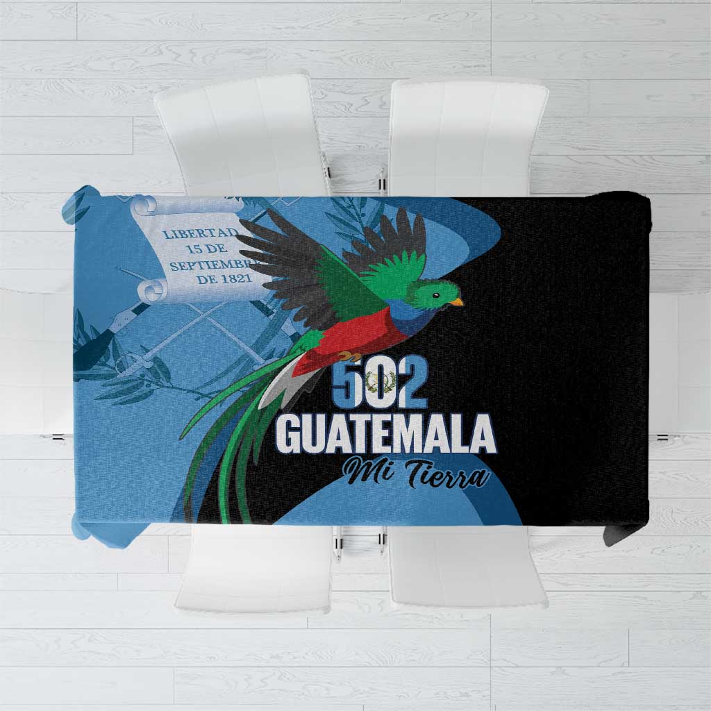 Guatemala Independence Day Tablecloth 502 Mi Tierra Resplendent Quetzal - Wonder Print Shop