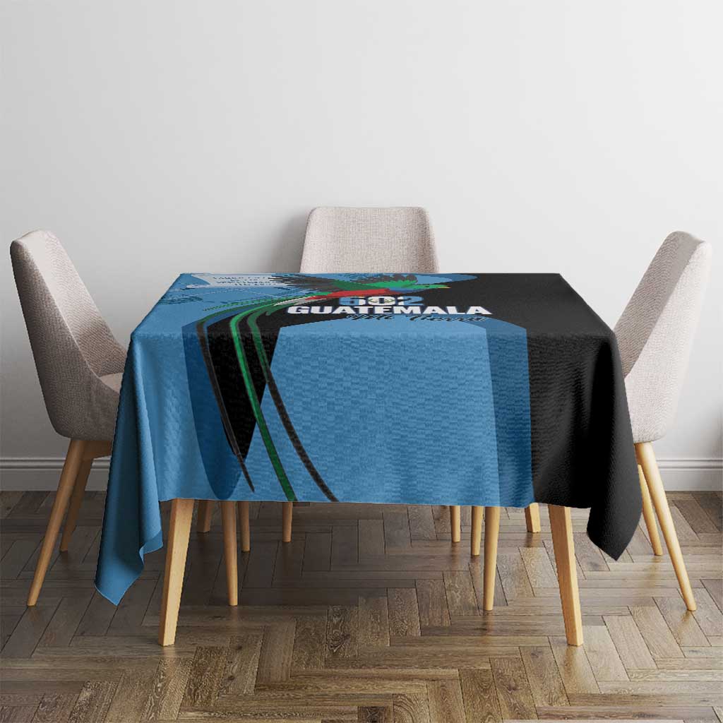 Guatemala Independence Day Tablecloth 502 Mi Tierra Resplendent Quetzal - Wonder Print Shop