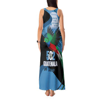 Guatemala Independence Day Tank Maxi Dress 502 Mi Tierra Resplendent Quetzal - Wonder Print Shop