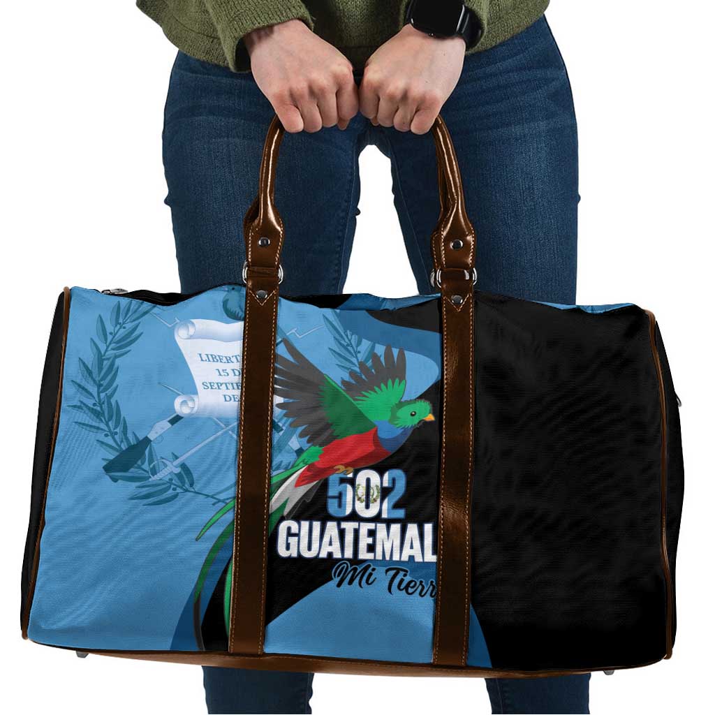 Guatemala Independence Day Travel Bag 502 Mi Tierra Resplendent Quetzal - Wonder Print Shop