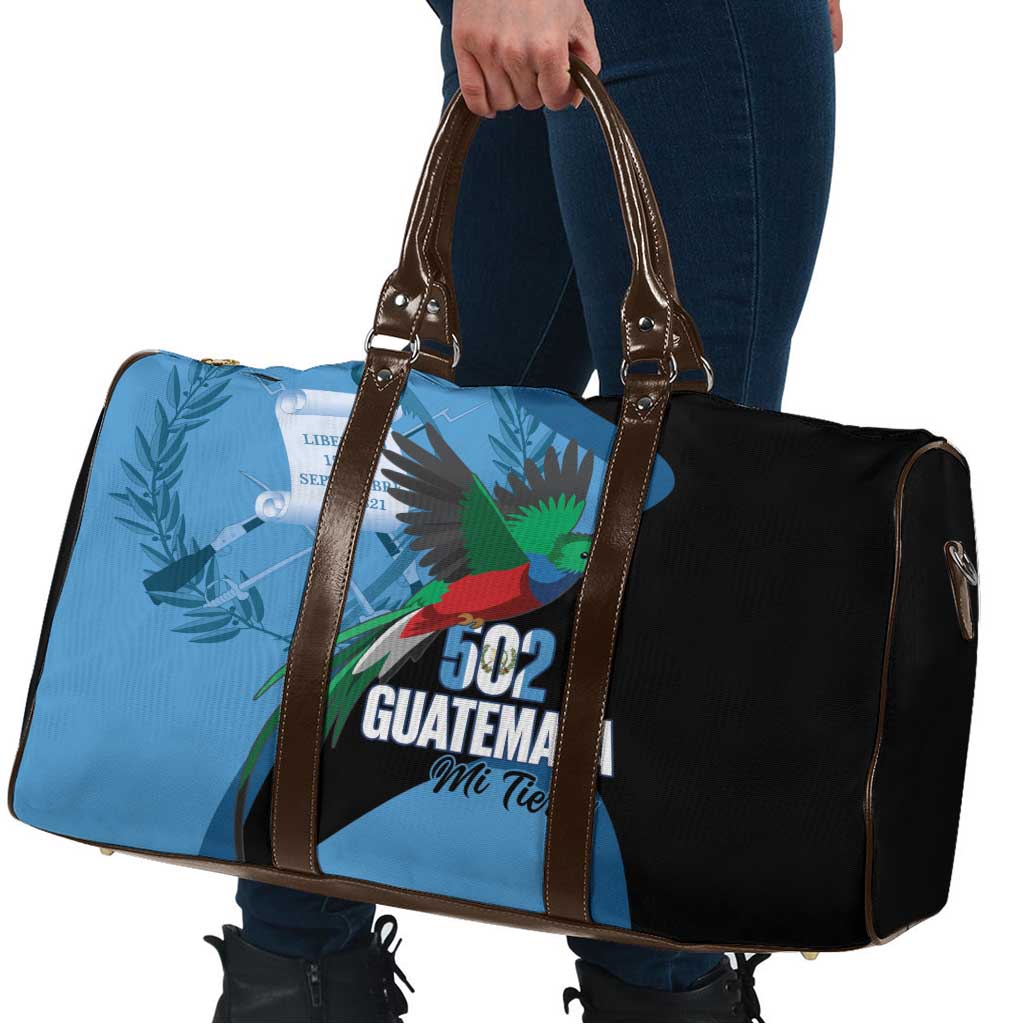 Guatemala Independence Day Travel Bag 502 Mi Tierra Resplendent Quetzal - Wonder Print Shop