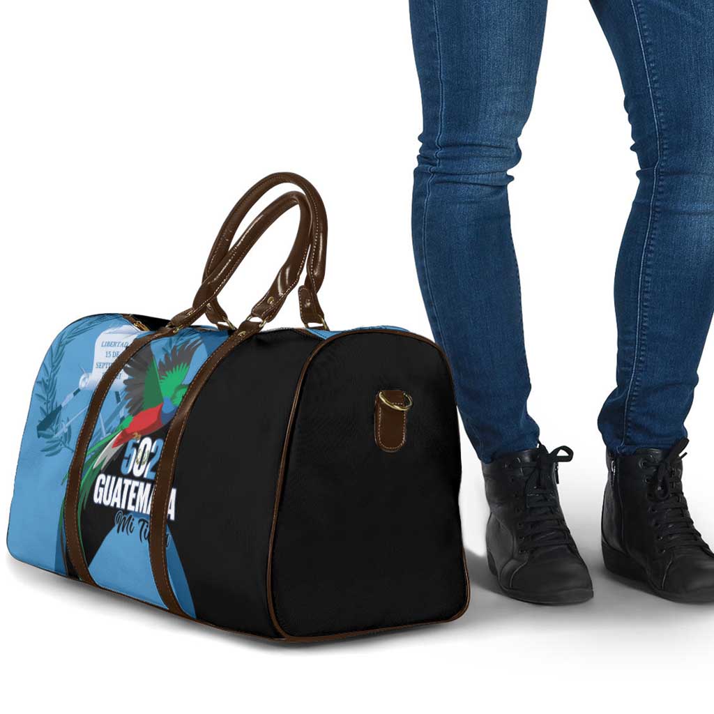 Guatemala Independence Day Travel Bag 502 Mi Tierra Resplendent Quetzal - Wonder Print Shop