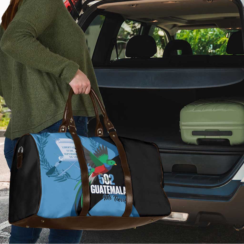 Guatemala Independence Day Travel Bag 502 Mi Tierra Resplendent Quetzal - Wonder Print Shop
