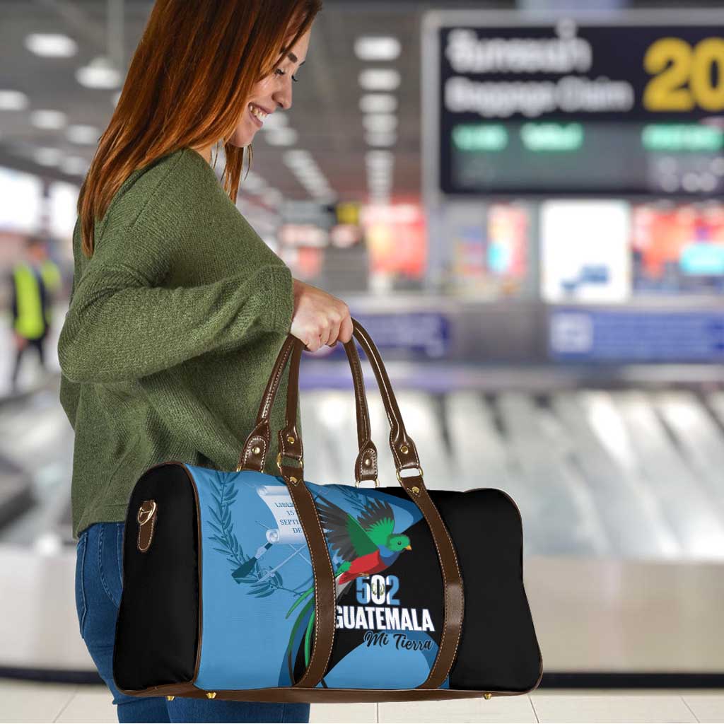 Guatemala Independence Day Travel Bag 502 Mi Tierra Resplendent Quetzal - Wonder Print Shop