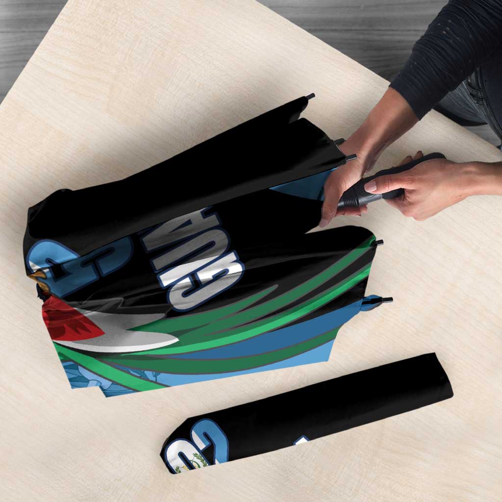 Guatemala Independence Day Umbrella 502 Mi Tierra Resplendent Quetzal - Wonder Print Shop