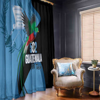 Guatemala Independence Day Window Curtain 502 Mi Tierra Resplendent Quetzal - Wonder Print Shop