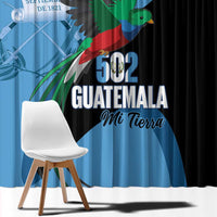 Guatemala Independence Day Window Curtain 502 Mi Tierra Resplendent Quetzal - Wonder Print Shop