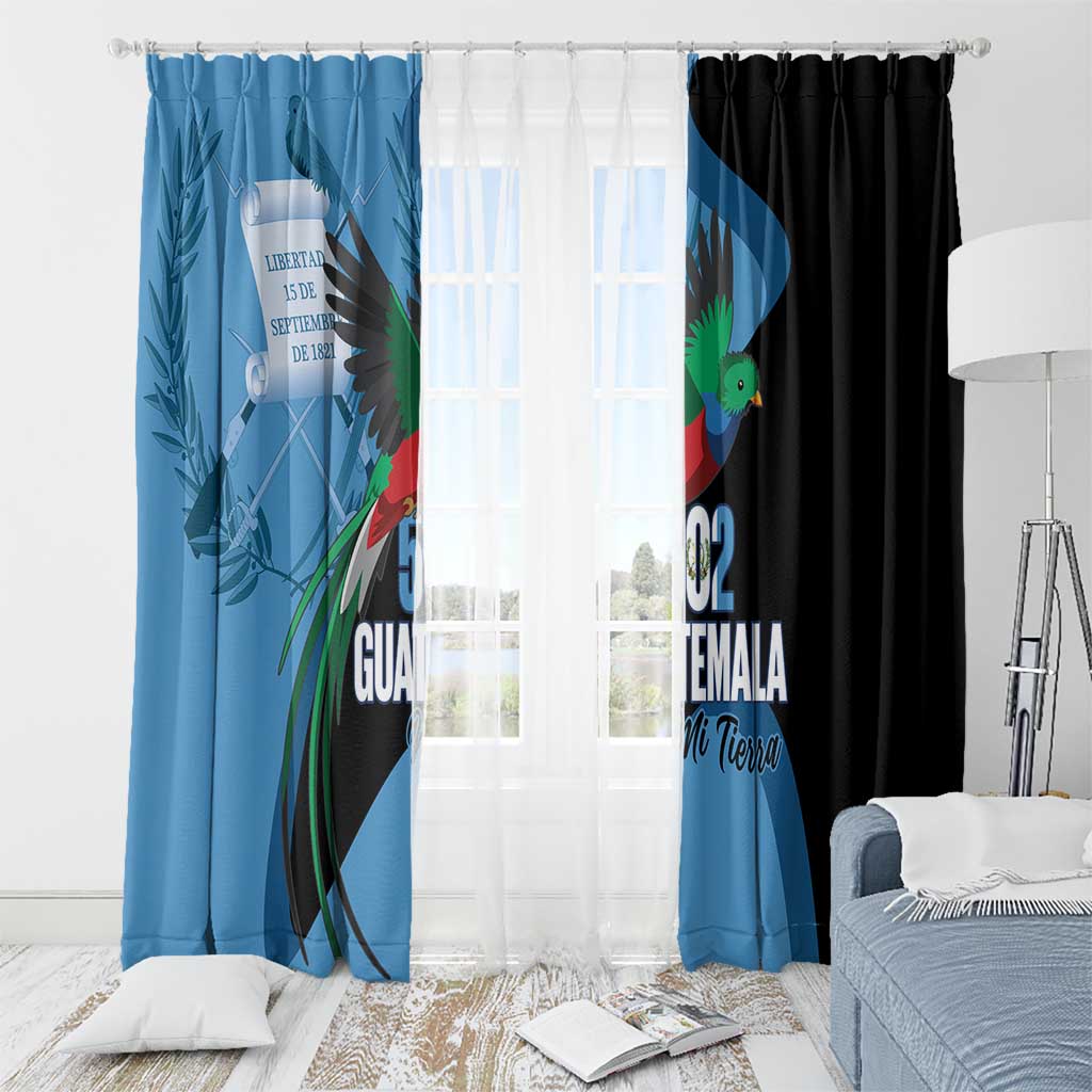 Guatemala Independence Day Window Curtain 502 Mi Tierra Resplendent Quetzal - Wonder Print Shop