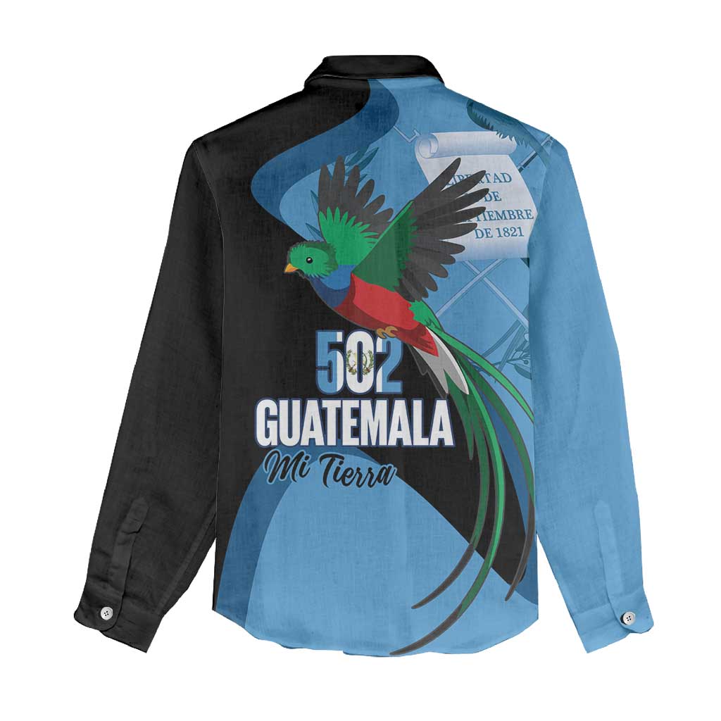 Guatemala Independence Day Women Casual Shirt 502 Mi Tierra Resplendent Quetzal - Wonder Print Shop