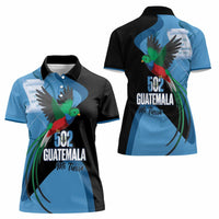 Guatemala Independence Day Women Polo Shirt 502 Mi Tierra Resplendent Quetzal - Wonder Print Shop