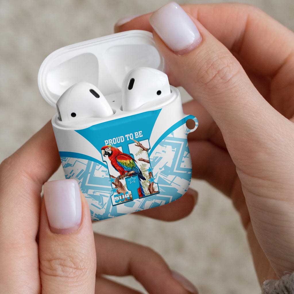 Honduras Independence Day AirPods Case 504 Proud Scarlet Macaw - Wonder Print Shop